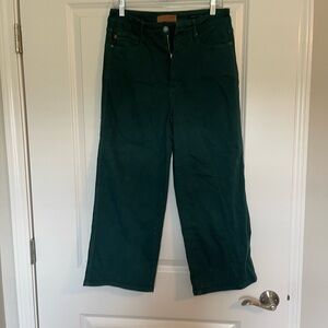 Judy Blue Dark Green Flare & Wide Leg Jeans